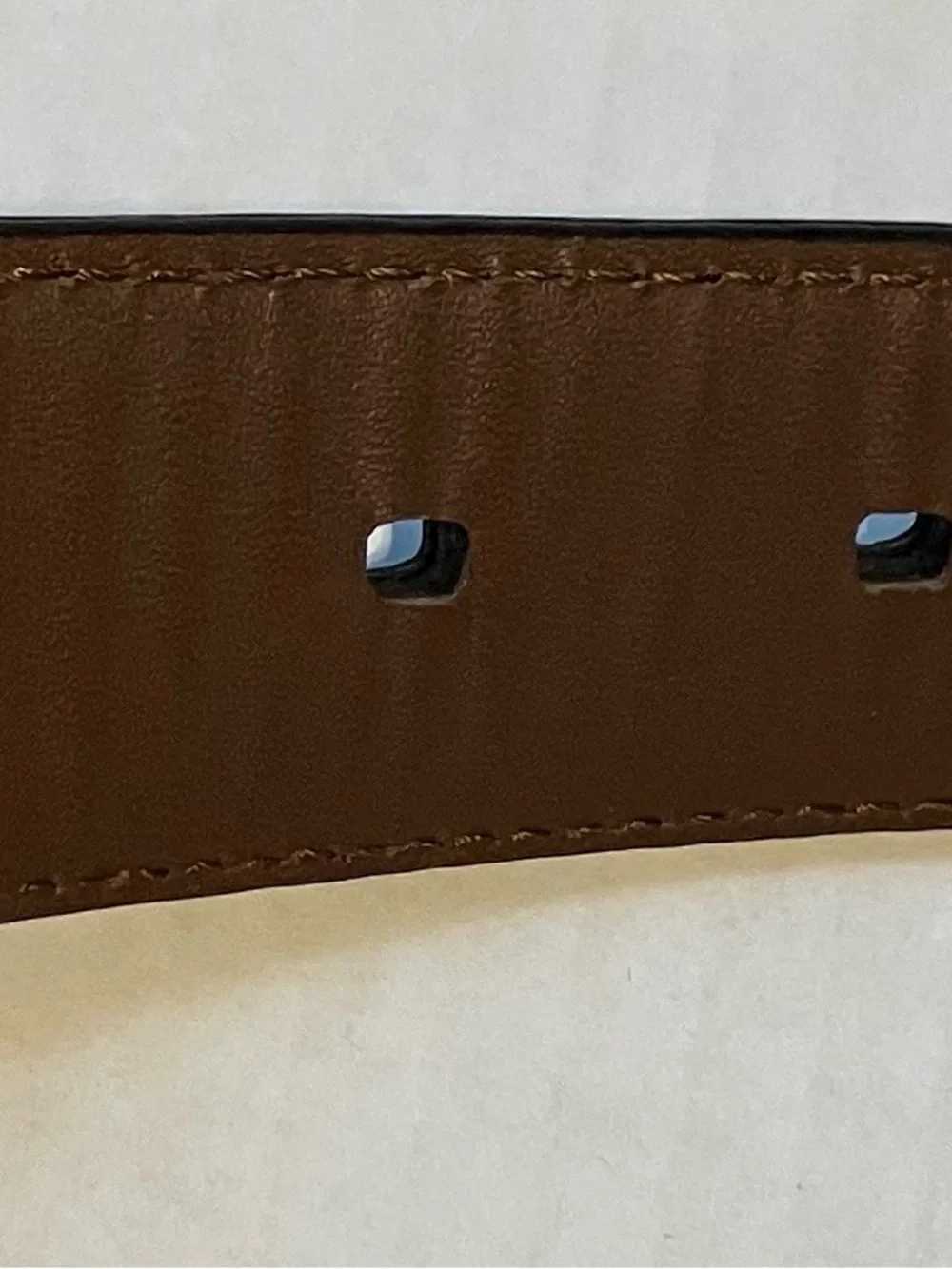 Classic Men's Black Leather Belt with Silver Buckle Sz 46/48
